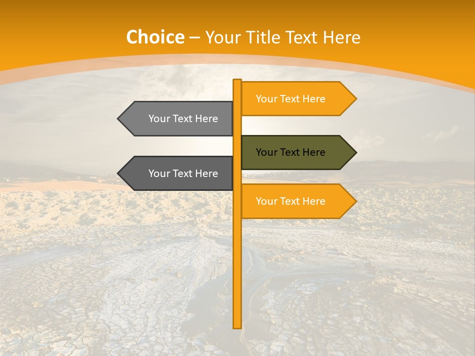 Arid Environment Barren PowerPoint Template