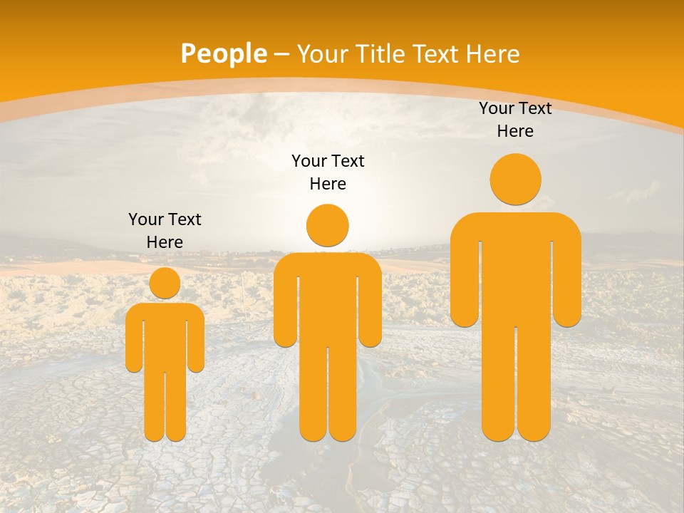 Arid Environment Barren PowerPoint Template