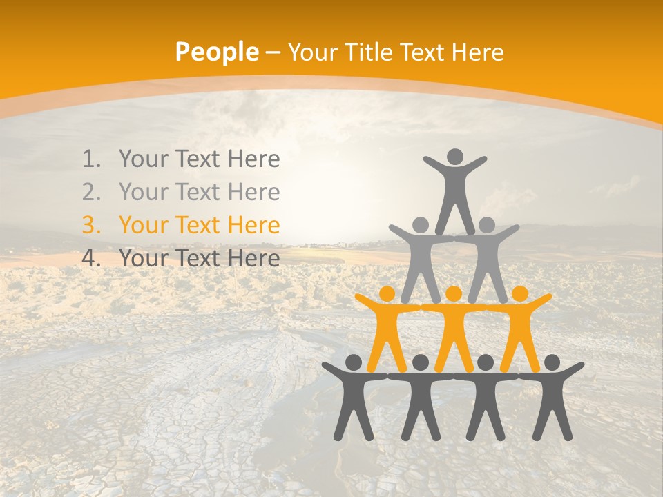 Arid Environment Barren PowerPoint Template