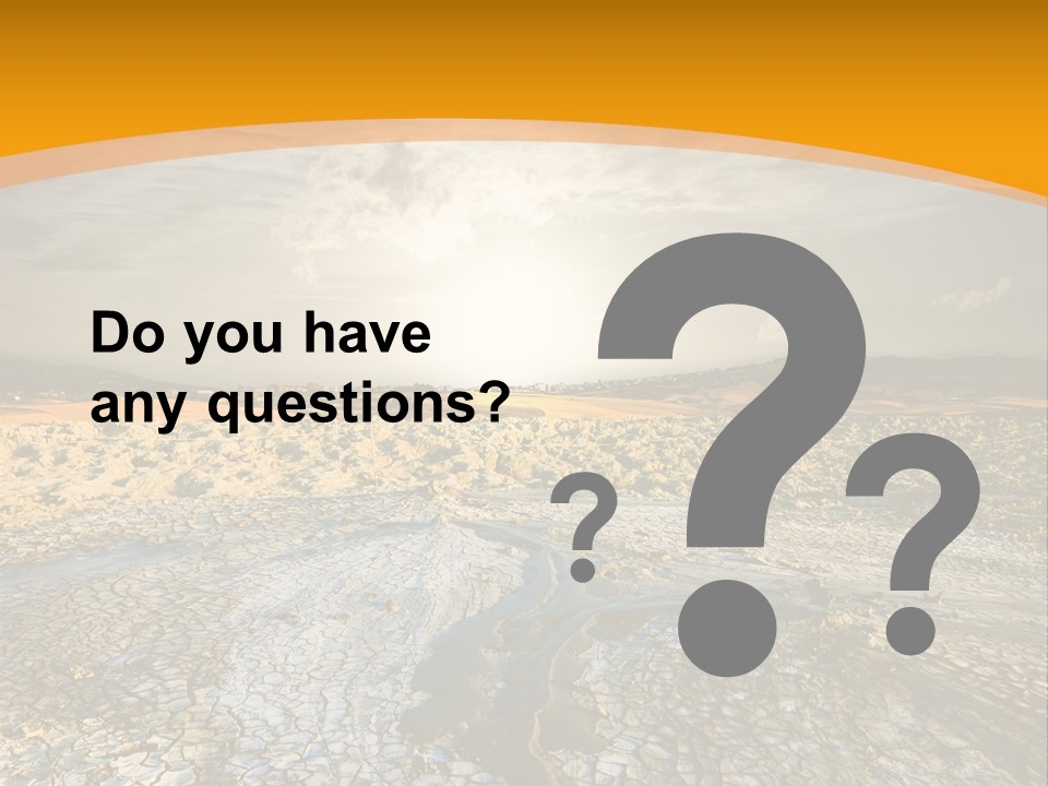 Arid Environment Barren PowerPoint Template