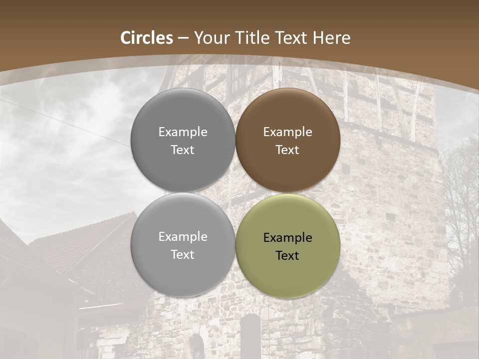 City Construction Tower PowerPoint Template