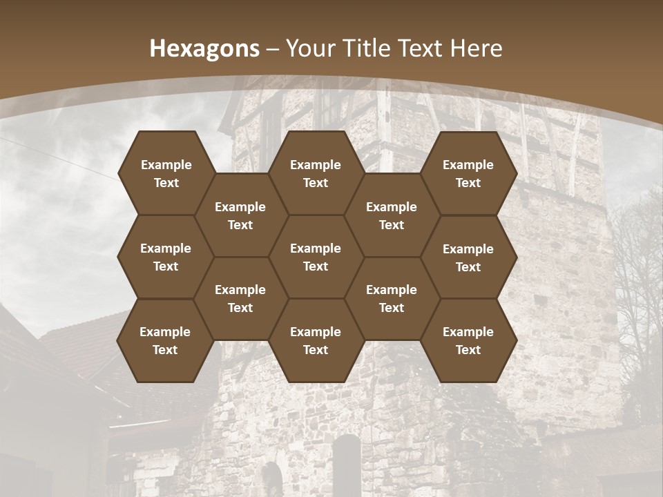 City Construction Tower PowerPoint Template