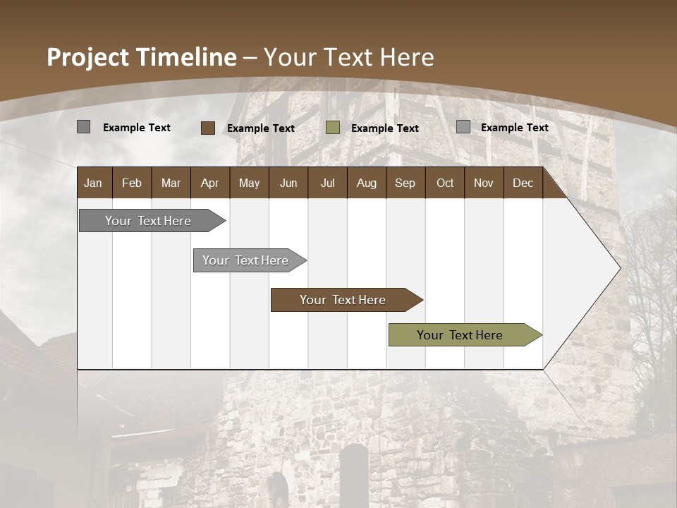 City Construction Tower PowerPoint Template