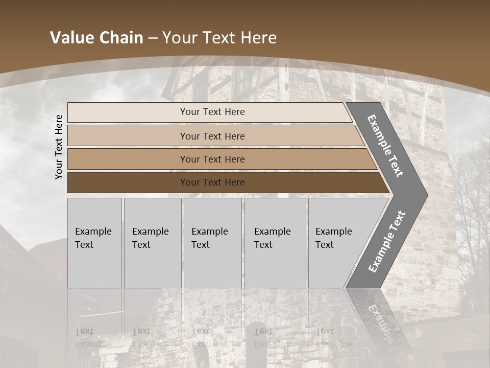 City Construction Tower PowerPoint Template