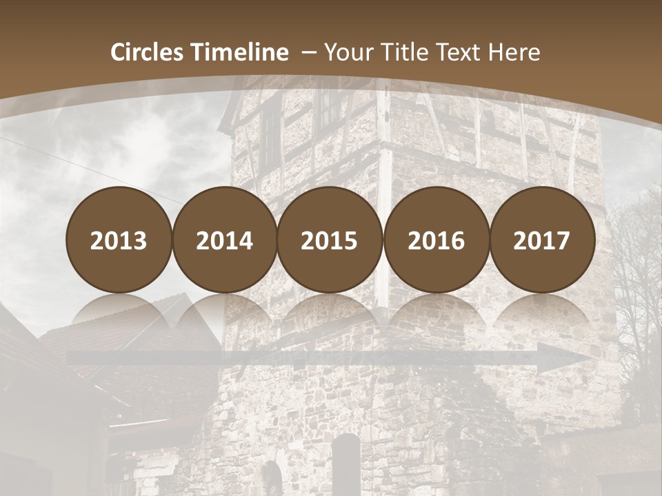 City Construction Tower PowerPoint Template