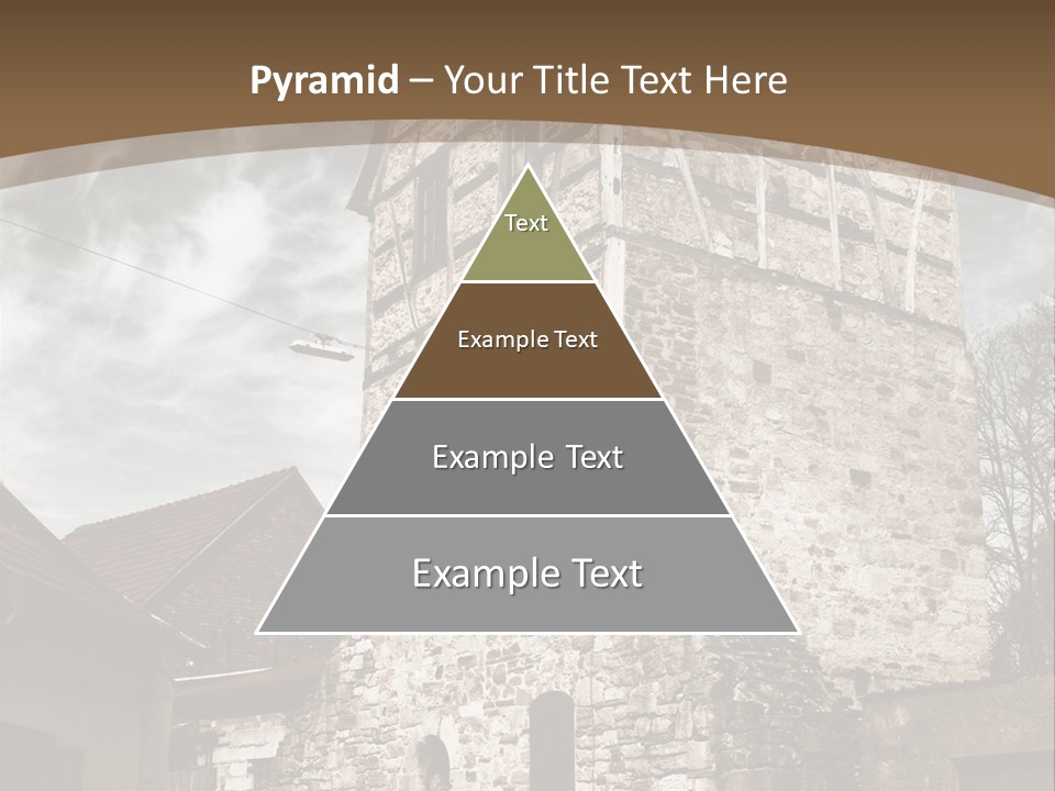 City Construction Tower PowerPoint Template