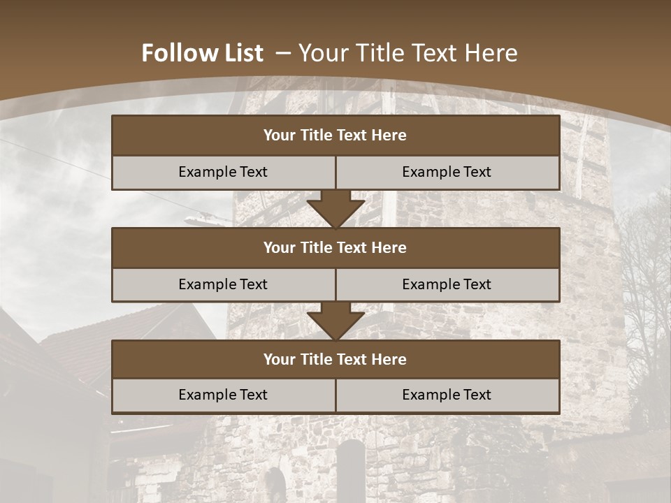 City Construction Tower PowerPoint Template
