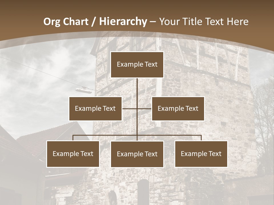 City Construction Tower PowerPoint Template