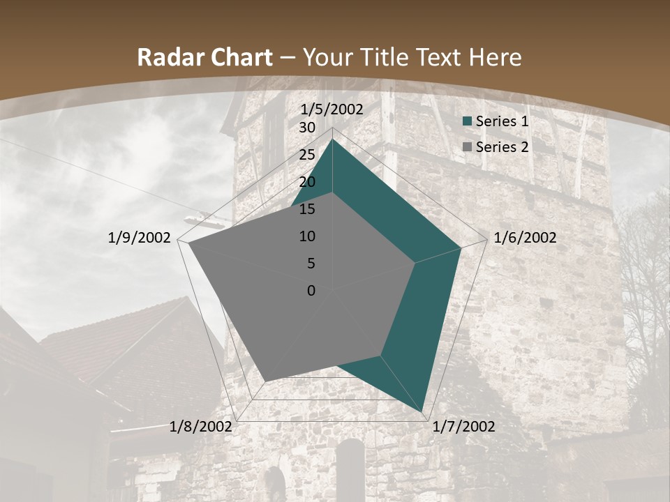 City Construction Tower PowerPoint Template