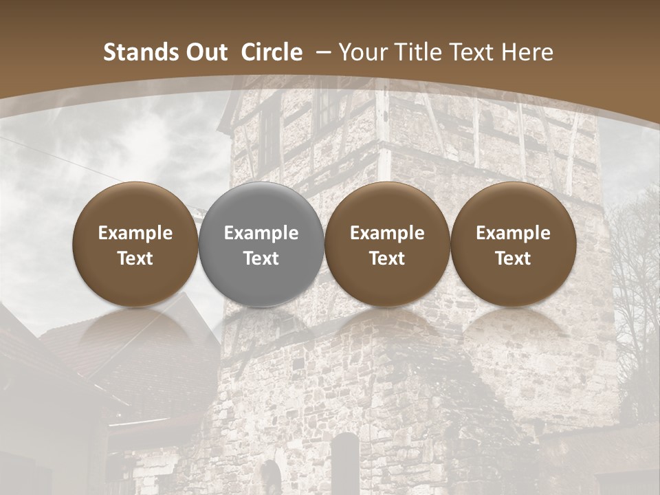 City Construction Tower PowerPoint Template
