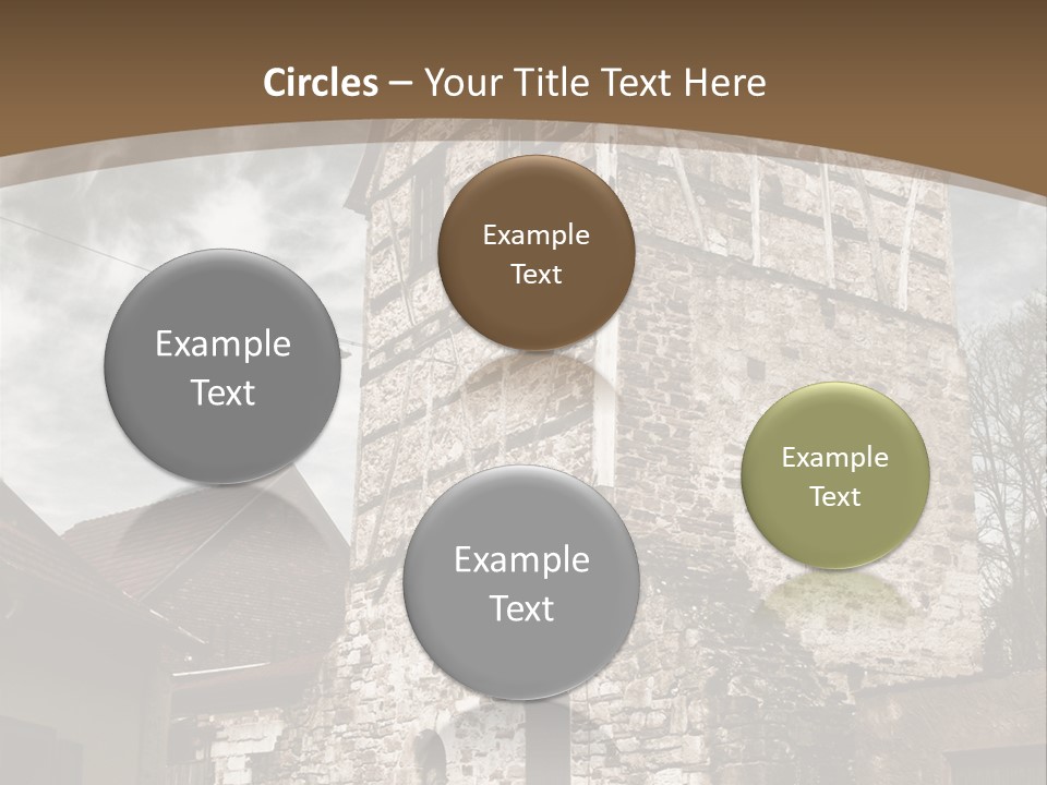 City Construction Tower PowerPoint Template