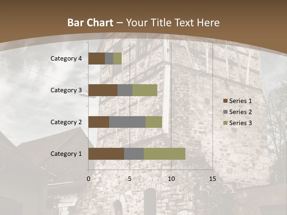 City Construction Tower PowerPoint Template