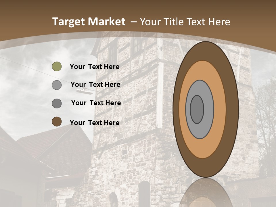 City Construction Tower PowerPoint Template