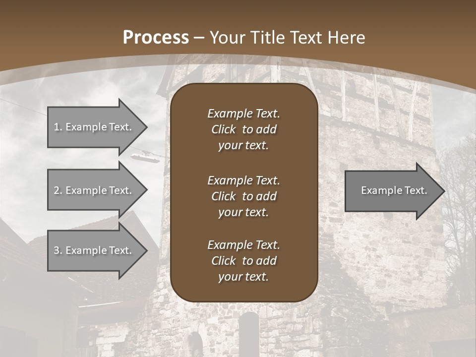 City Construction Tower PowerPoint Template