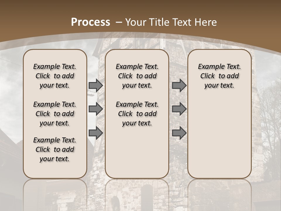 City Construction Tower PowerPoint Template