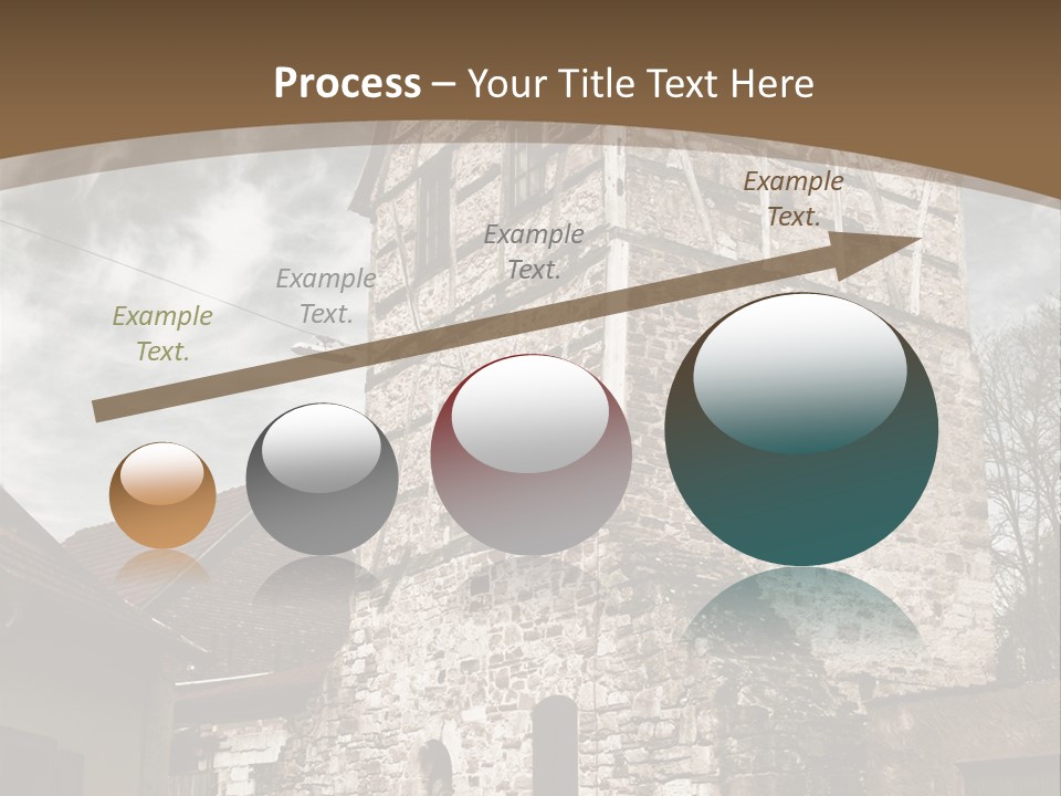 City Construction Tower PowerPoint Template