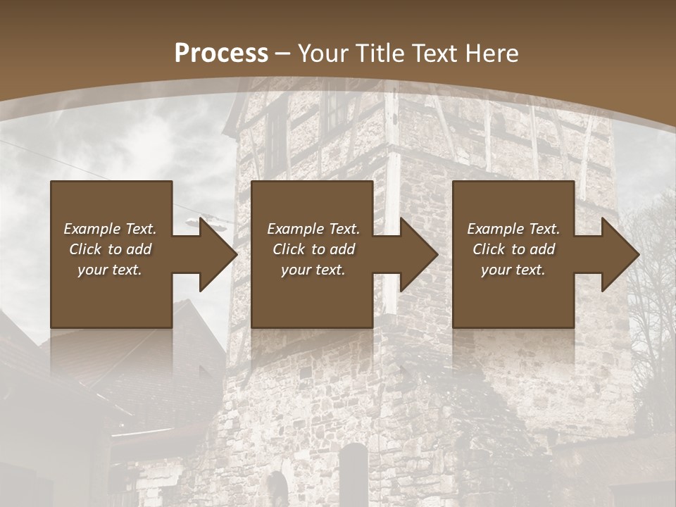 City Construction Tower PowerPoint Template