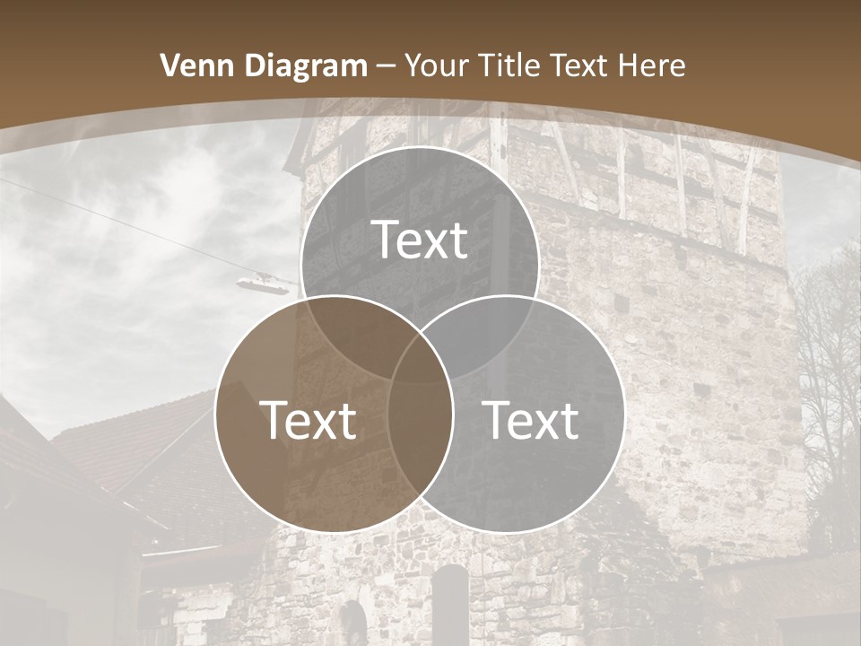 City Construction Tower PowerPoint Template
