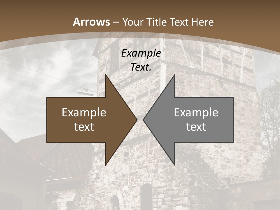 City Construction Tower PowerPoint Template
