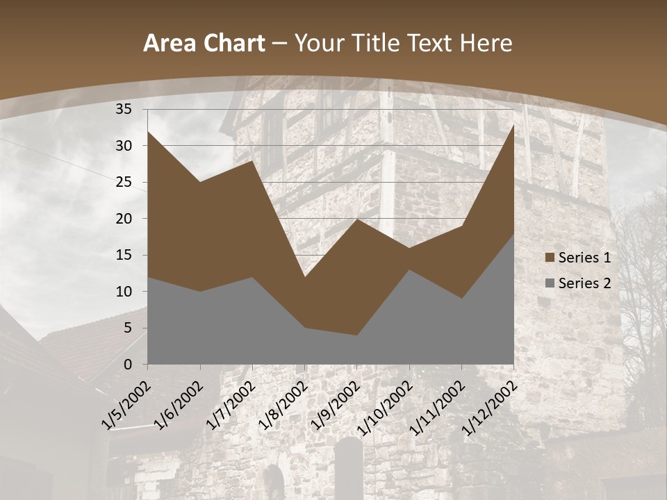 City Construction Tower PowerPoint Template