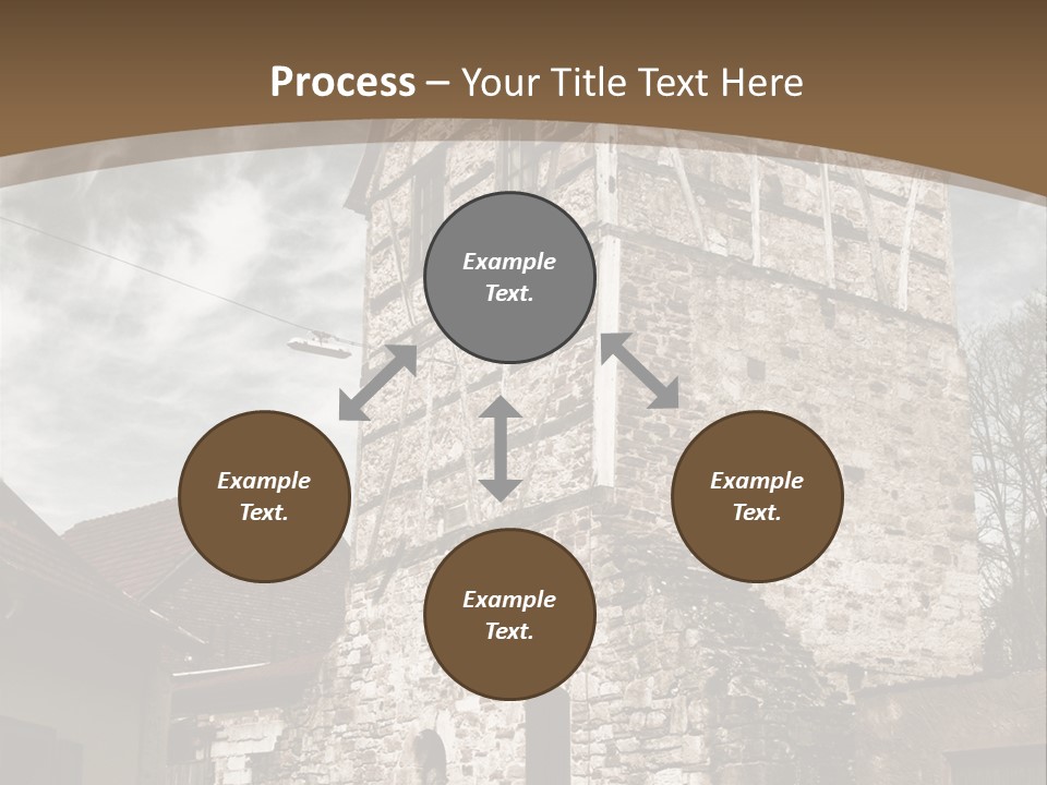 City Construction Tower PowerPoint Template