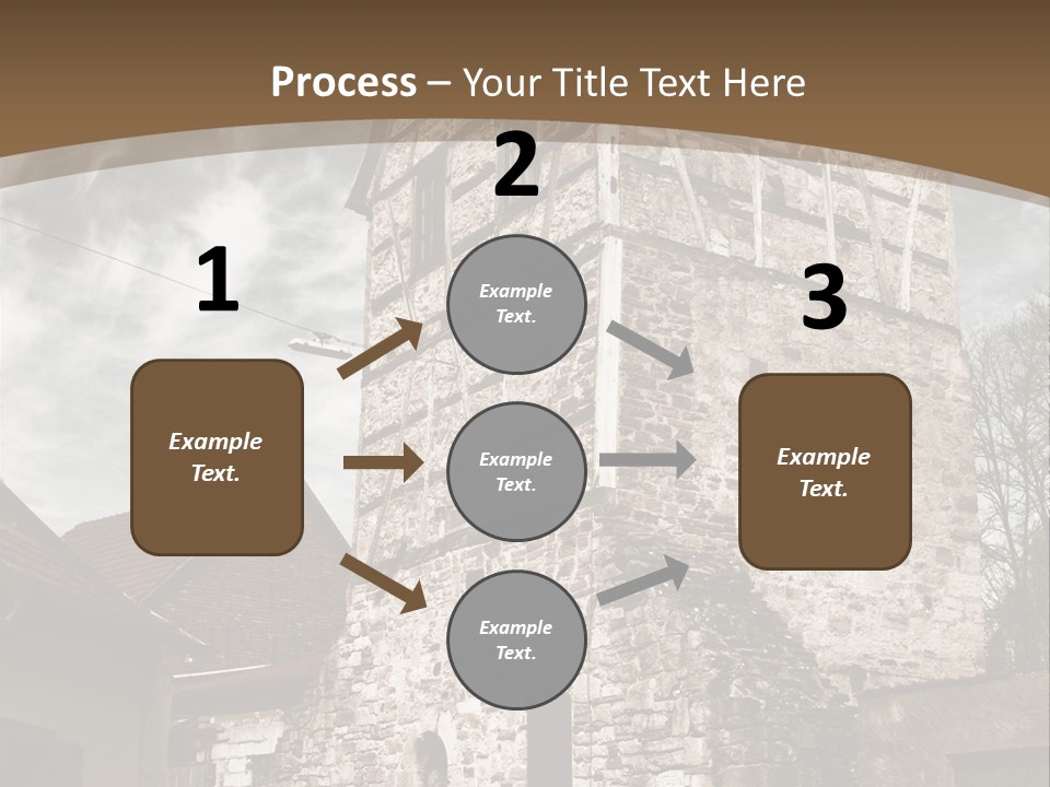City Construction Tower PowerPoint Template