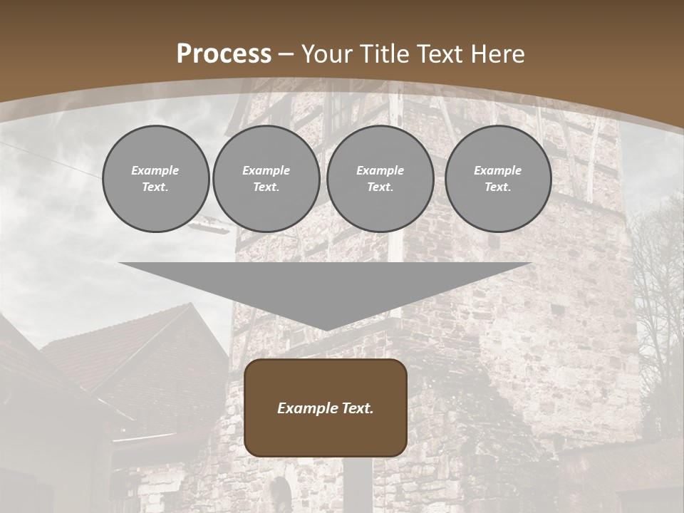 City Construction Tower PowerPoint Template