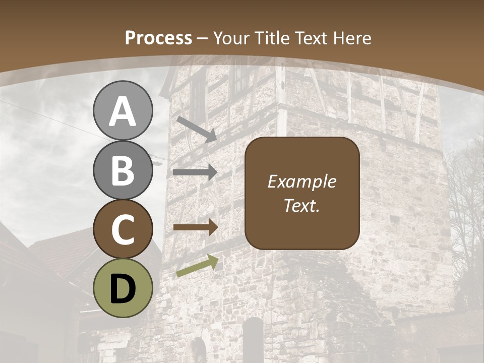 City Construction Tower PowerPoint Template