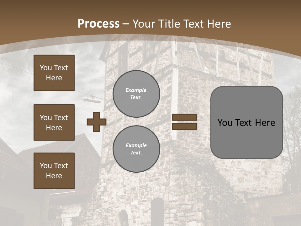 City Construction Tower PowerPoint Template