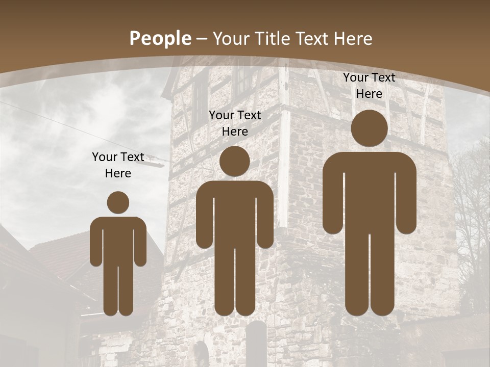 City Construction Tower PowerPoint Template