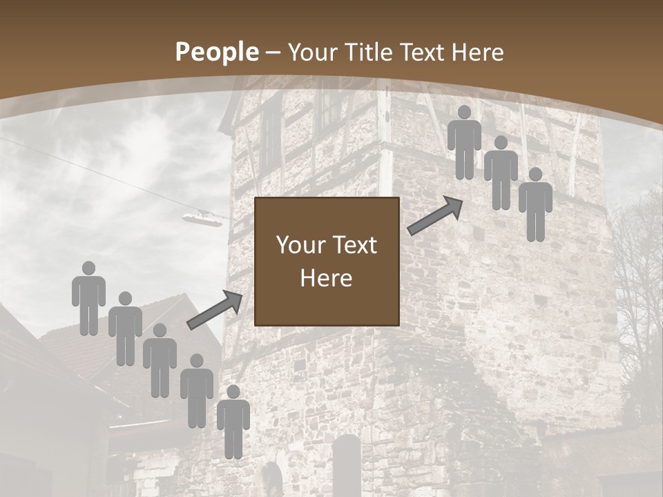 City Construction Tower PowerPoint Template