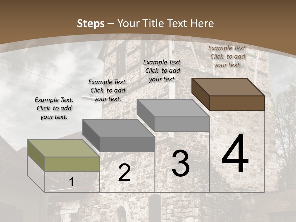 City Construction Tower PowerPoint Template