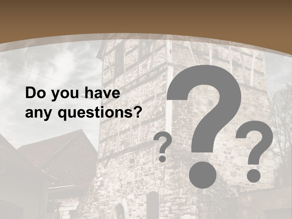 City Construction Tower PowerPoint Template