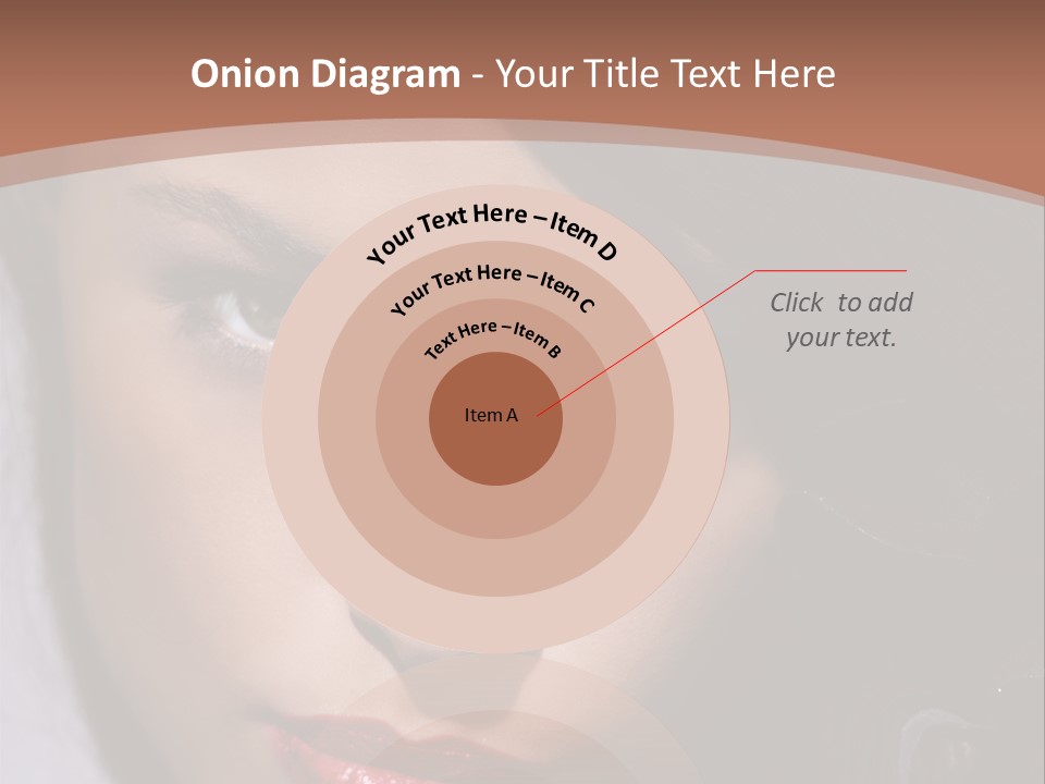 Sensual Lady Brunette PowerPoint Template