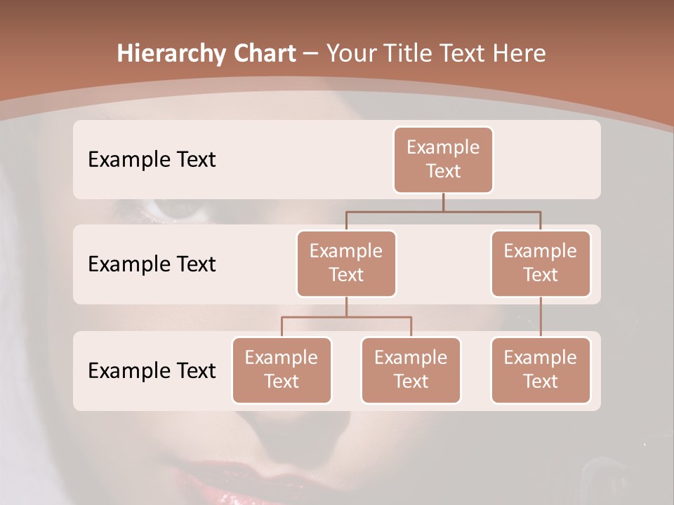 Sensual Lady Brunette PowerPoint Template