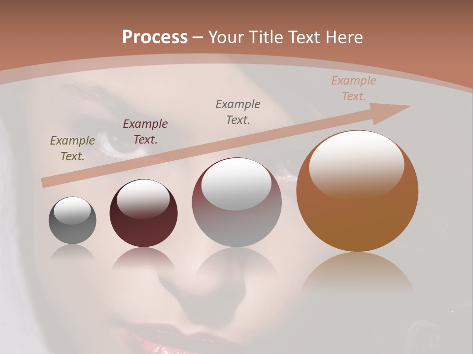 Sensual Lady Brunette PowerPoint Template