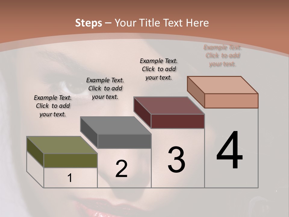 Sensual Lady Brunette PowerPoint Template