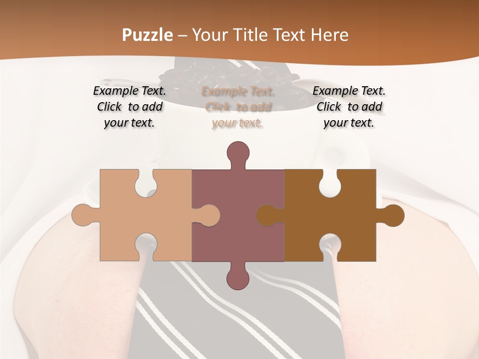 Break Dinner Hansom PowerPoint Template