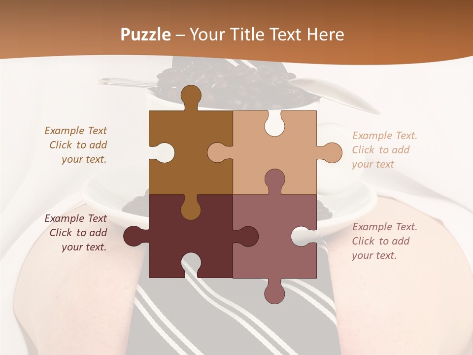 Break Dinner Hansom PowerPoint Template