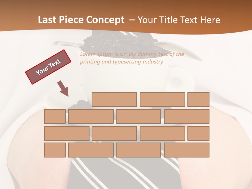 Break Dinner Hansom PowerPoint Template