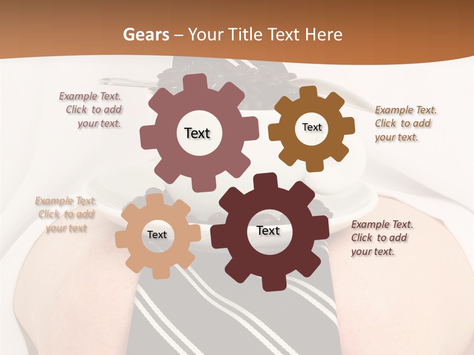 Break Dinner Hansom PowerPoint Template