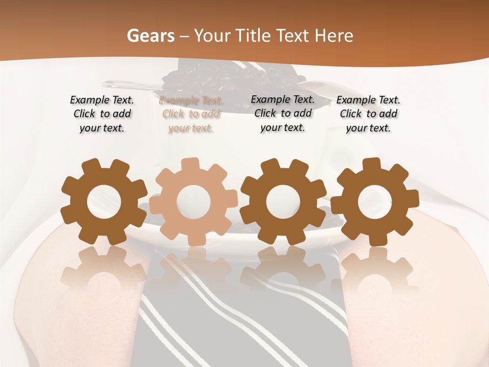 Break Dinner Hansom PowerPoint Template