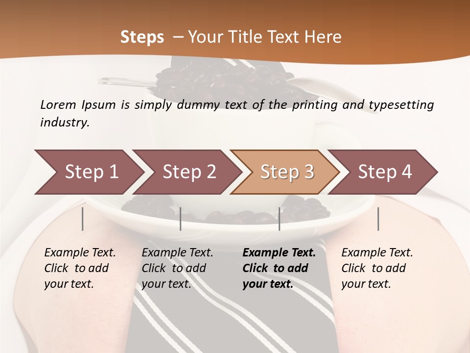 Break Dinner Hansom PowerPoint Template