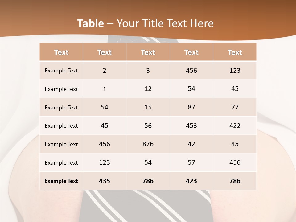 Break Dinner Hansom PowerPoint Template