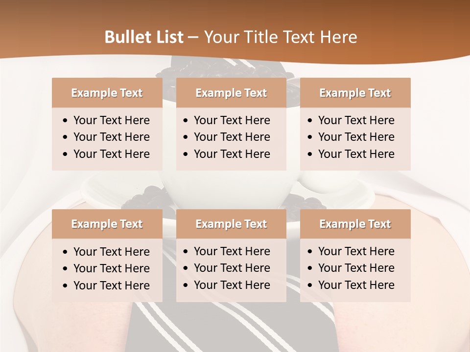 Break Dinner Hansom PowerPoint Template