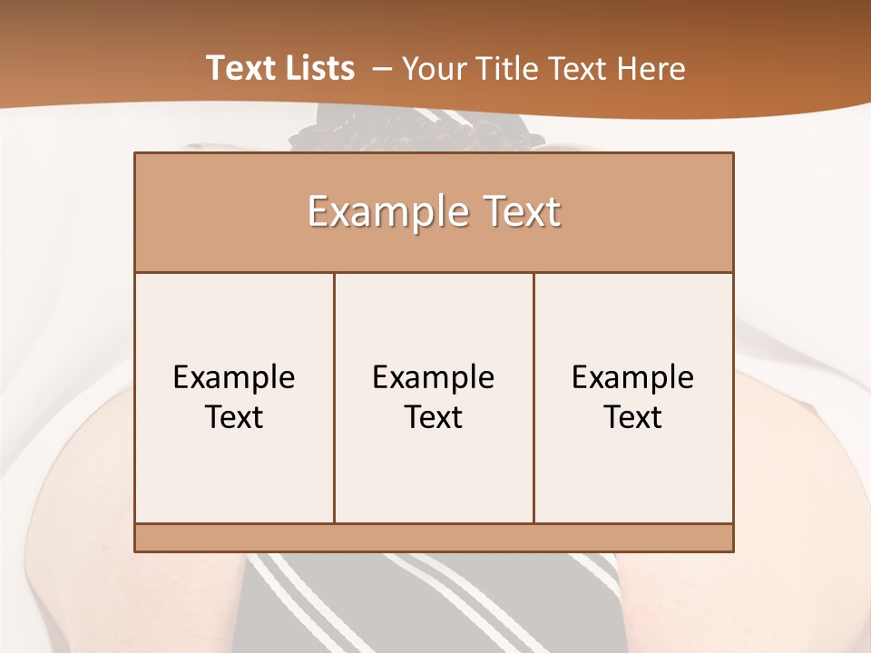 Break Dinner Hansom PowerPoint Template