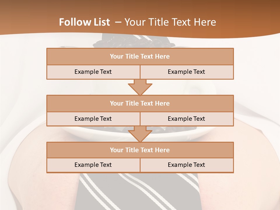 Break Dinner Hansom PowerPoint Template