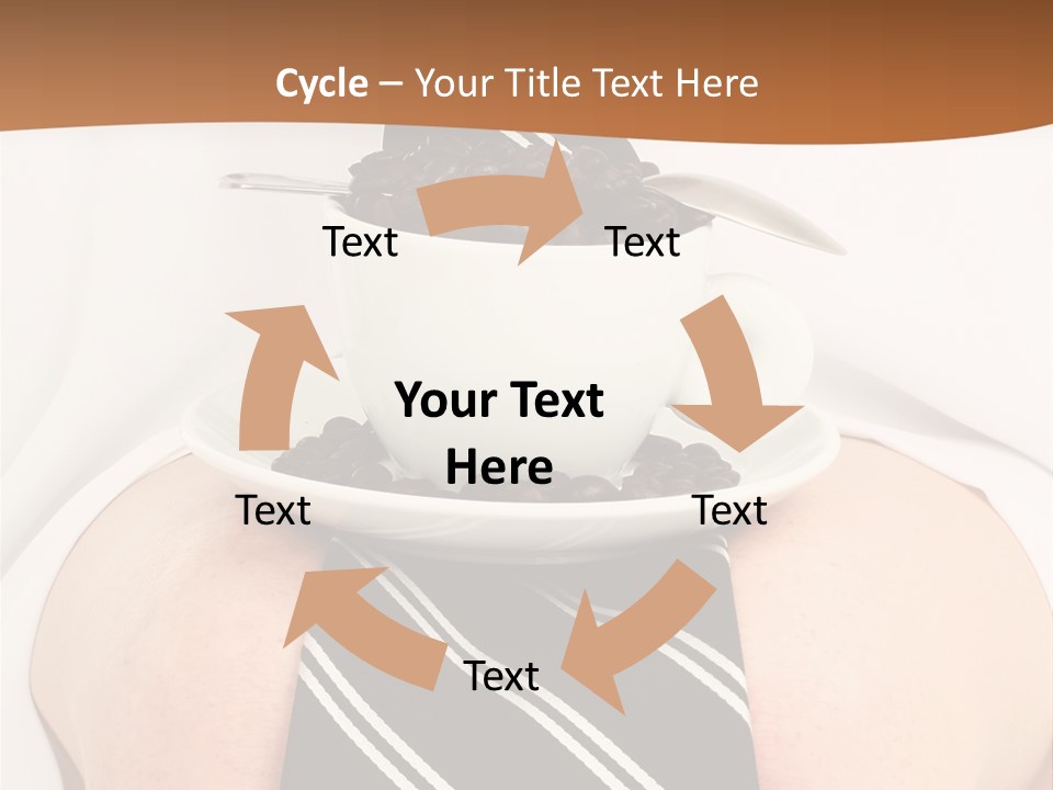 Break Dinner Hansom PowerPoint Template