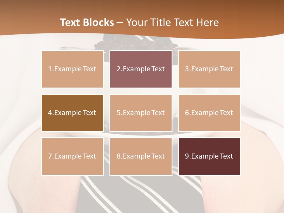 Break Dinner Hansom PowerPoint Template