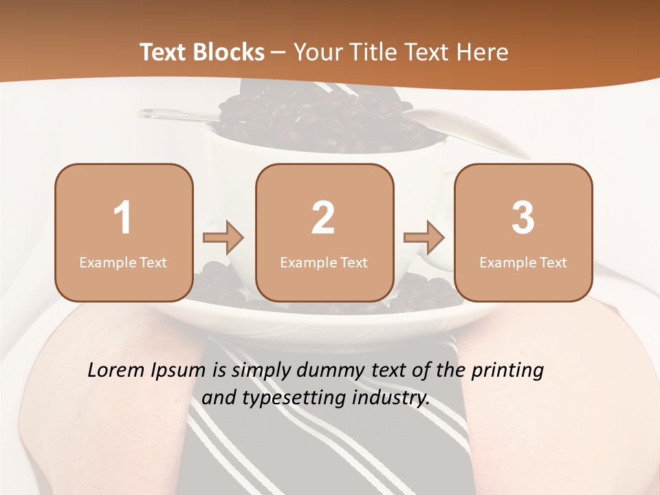 Break Dinner Hansom PowerPoint Template